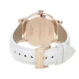 Buy Shop Burberry The City Diamonds White Dial White Leather Strap Watch for Women - BU9130 USA Online