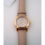Buy Shop Burberry The City Gold Dial Beige Leather Strap Watch for Women - BU9210 USA Online
