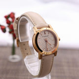 Buy Shop Burberry The City Gold Dial Beige Leather Strap Watch for Women - BU9210 USA Online