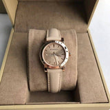 Buy Shop Burberry The City Gold Dial Beige Leather Strap Watch for Women - BU9210 USA Online