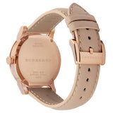 Buy Shop Burberry The City Gold Dial Beige Leather Strap Watch for Women - BU9210 USA Online