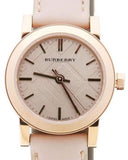 Buy Shop Burberry The City Gold Dial Beige Leather Strap Watch for Women - BU9210 USA Online
