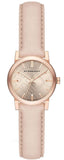Buy Shop Burberry The City Gold Dial Beige Leather Strap Watch for Women - BU9210 USA Online