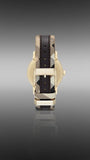 Buy Shop Burberry The City Gold Dial Black Leather Strap Watch for Men - BU9032 USA Online