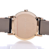 Buy Shop Burberry The City Gold Dial Black Leather Strap Watch for Men - BU9032 USA Online