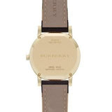 Buy Shop Burberry The City Gold Dial Black Leather Strap Watch for Men - BU9032 USA Online