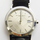 Buy Shop Burberry The City Gold Dial Brown Leather Strap Watch for Men - BU9011 USA Online