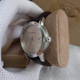 Buy Shop Burberry The City Gold Dial Brown Leather Strap Watch for Men - BU9011 USA Online