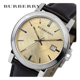 Buy Shop Burberry The City Gold Dial Brown Leather Strap Watch for Men - BU9011 USA Online