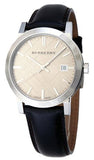 Buy Shop Burberry The City Gold Dial Brown Leather Strap Watch for Men - BU9011 USA Online