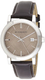 Buy Shop Burberry The City Gold Dial Brown Leather Strap Watch for Men - BU9011 USA Online