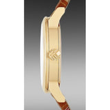 Buy Shop Burberry The City Gold Dial Brown Leather Strap Watch for Women - BU9133 USA Online