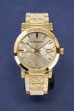Buy Shop Burberry The City Gold Dial Gold Steel Strap Watch for Men - BU9038 USA Online
