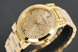 Buy Shop Burberry The City Gold Dial Gold Steel Strap Watch for Women - BU9033 USA Online