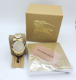 Buy Shop Burberry The City Gold Dial Gold Steel Strap Watch for Women - BU9033 USA Online