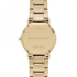 Buy Shop Burberry The City Gold Dial Gold Steel Strap Watch for Women - BU9033 USA Online