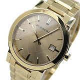 Buy Shop Burberry The City Gold Dial Gold Steel Strap Watch for Women - BU9033 USA Online