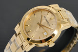 Buy Shop Burberry The City Gold Dial Gold Steel Strap Watch for Women - BU9134 USA Online