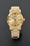 Buy Shop Burberry The City Gold Dial Gold Steel Strap Watch for Women - BU9134 USA Online