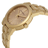 Buy Shop Burberry The City Gold Dial Gold Steel Strap Watch for Women - BU9134 USA Online