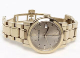 Buy Shop Burberry The City Gold Dial Gold Steel Strap Watch for Women - BU9134 USA Online