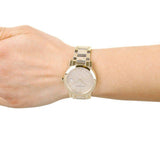 Buy Shop Burberry The City Gold Dial Gold Steel Strap Watch for Women - BU9145 USA Online