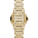 Buy Shop Burberry The City Gold Dial Gold Steel Strap Watch for Women - BU9145 USA Online