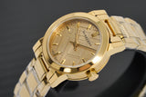 Buy Shop Burberry The City Gold Dial Gold Steel Strap Watch for Women - BU9227 USA Online