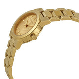 Buy Shop Burberry The City Gold Dial Gold Steel Strap Watch for Women - BU9227 USA Online