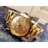 Buy Shop Burberry The City Gold Dial Gold Steel Strap Watch for Women - BU9753 USA Online