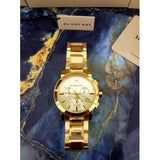 Buy Shop Burberry The City Gold Dial Gold Steel Strap Watch for Women - BU9753 USA Online