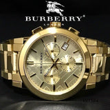 Buy Shop Burberry The City Gold Dial Gold Steel Strap Watch for Women - BU9753 USA Online