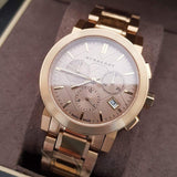 Buy Shop Burberry The City Gold Dial Gold Steel Strap Watch for Women - BU9753 USA Online