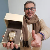 Buy Shop Burberry The City Gold Dial Gold Steel Strap Watch for Women - BU9753 USA Online