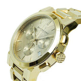 Buy Shop Burberry The City Gold Dial Gold Steel Strap Watch for Women - BU9753 USA Online