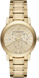 Buy Shop Burberry The City Gold Dial Gold Steel Strap Watch for Women - BU9753 USA Online