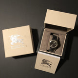 Buy Shop Burberry The City Grey Dial Black Leather Strap Watch for Men - BU9030 USA Online