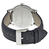 Buy Shop Burberry The City Grey Dial Black Leather Strap Watch for Men - BU9030 USA Online