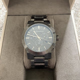 Buy Shop Burberry The City Grey Dial Gunmetal Grey Steel Strap Watch for Men - BU9354 USA Online