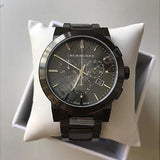 Buy Shop Burberry The City Grey Dial Gunmetal Grey Steel Strap Watch for Men - BU9354 USA Online