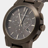 Buy Shop Burberry The City Grey Dial Gunmetal Grey Steel Strap Watch for Men - BU9354 USA Online