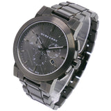 Buy Shop Burberry The City Grey Dial Gunmetal Grey Steel Strap Watch for Men - BU9354 USA Online
