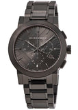 Buy Shop Burberry The City Grey Dial Gunmetal Grey Steel Strap Watch for Men - BU9354 USA Online