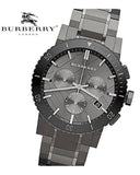 Buy Shop Burberry The City Grey Dial Gunmetal Grey Steel Strap Watch for Men - BU9381 USA Online