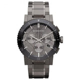Buy Shop Burberry The City Grey Dial Gunmetal Grey Steel Strap Watch for Men - BU9381 USA Online