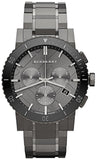 Buy Shop Burberry The City Grey Dial Gunmetal Grey Steel Strap Watch for Men - BU9381 USA Online