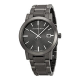 Buy Shop Burberry The City Grey Dial Gunmetal Steel Strap Watch for Men - BU9007 USA Online