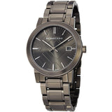 Buy Shop Burberry The City Grey Dial Gunmetal Steel Strap Watch for Men - BU9007 USA Online