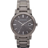 Buy Shop Burberry The City Grey Dial Gunmetal Steel Strap Watch for Men - BU9007 USA Online
