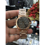 Buy Shop Burberry The City Grey Dial Rose Gold Steel Strap Unisex Watch - BU9754 USA Online